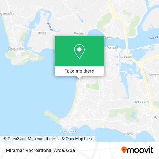 Miramar Recreational Area map