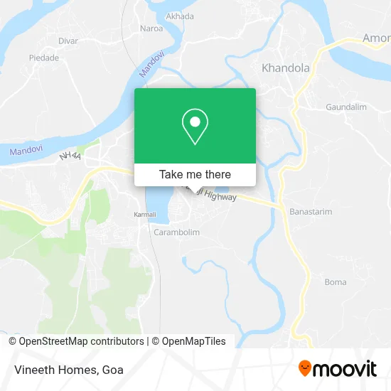 Vineeth Homes map