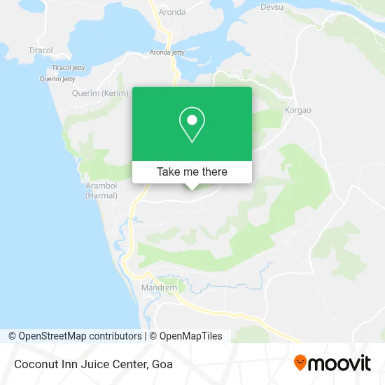 Coconut Inn Juice Center map