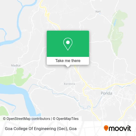 Goa College Of Engineering (Gec) map