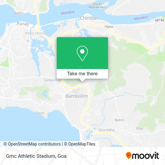 Gmc Athletic Stadium map