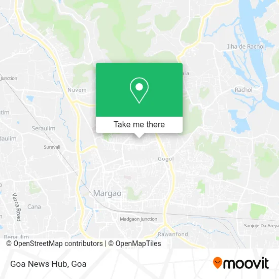 Goa News Hub map
