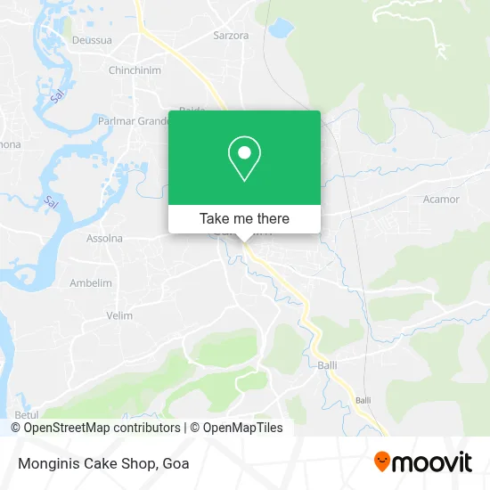 Monginis Cake Shop map