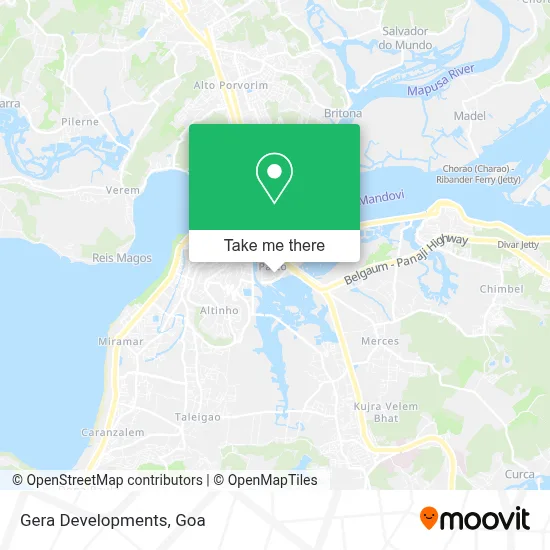 Gera Developments map