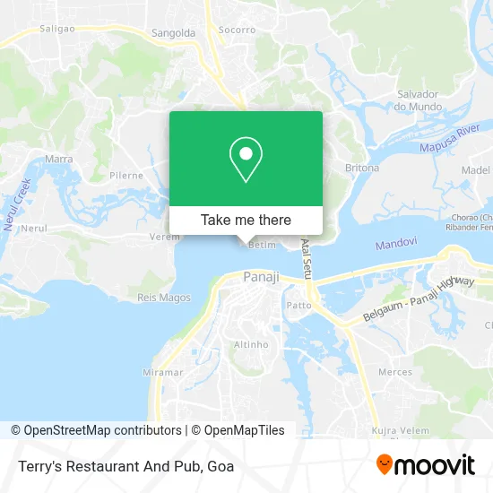 Terry's Restaurant And Pub map