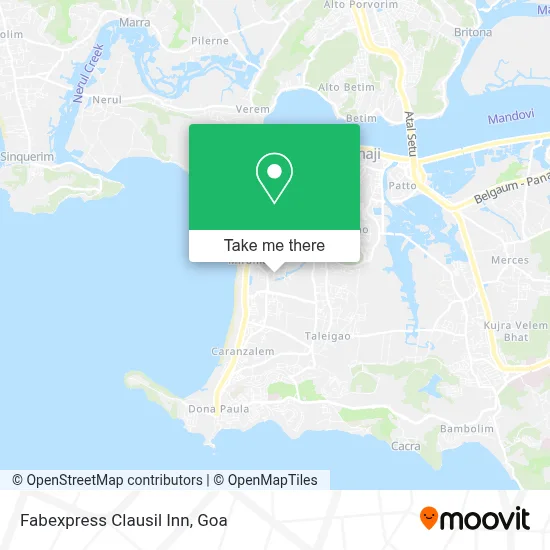 Fabexpress Clausil Inn map