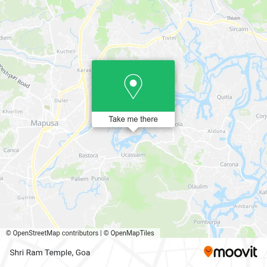 Shri Ram Temple map