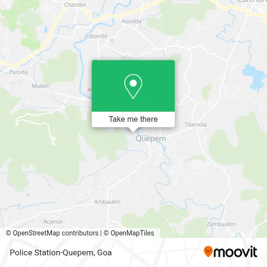 Police Station-Quepem map