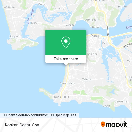 Konkan Coast map