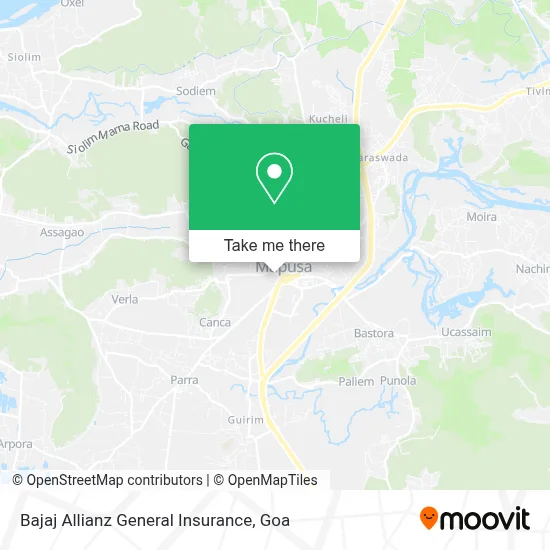 Bajaj Allianz General Insurance map