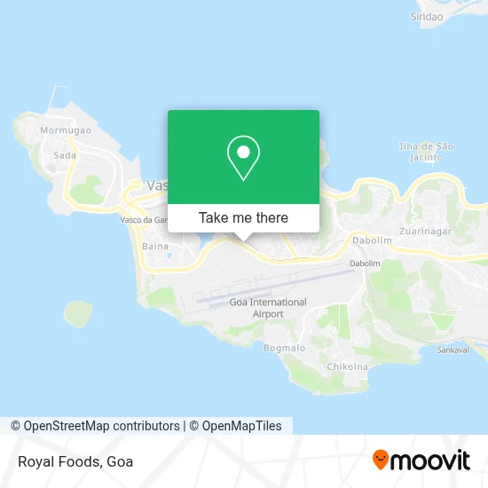 Royal Foods map