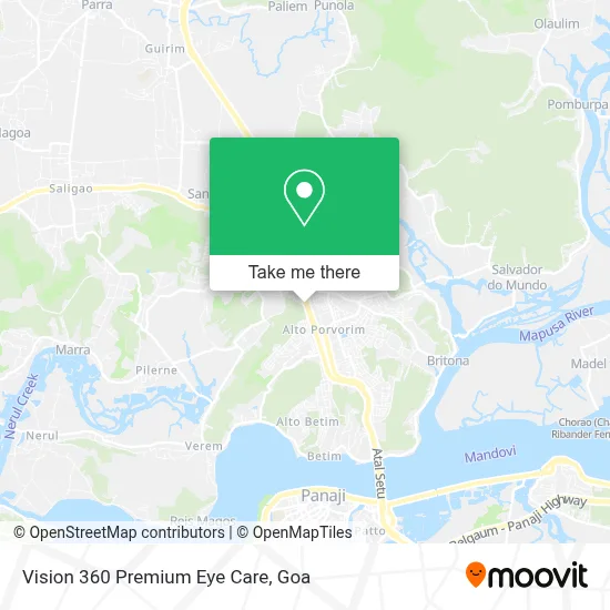Vision 360 Premium Eye Care map