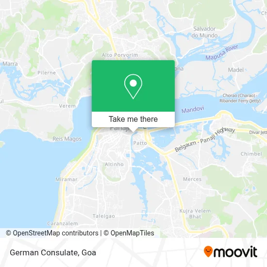 German Consulate map