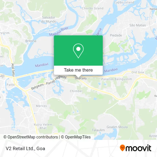 V2 Retail Ltd. map