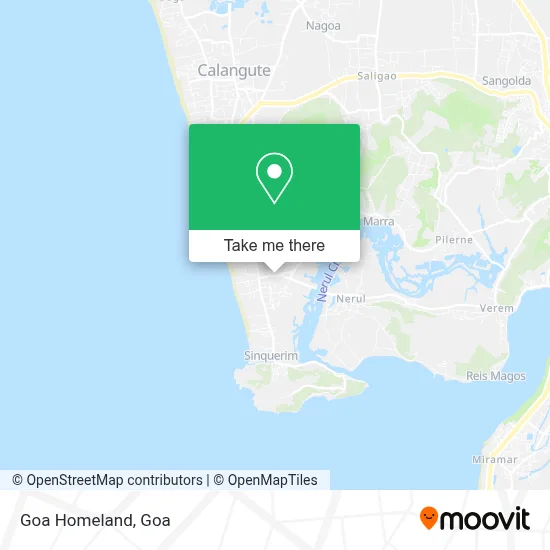 Goa Homeland map