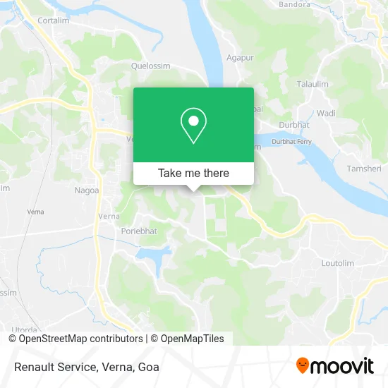 Renault Service, Verna map