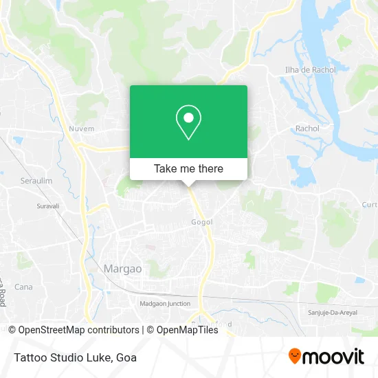Tattoo Studio Luke map