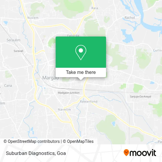 Suburban Diagnostics map