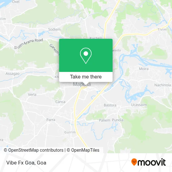 Vibe Fx Goa map