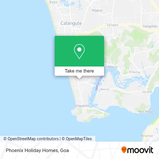Phoenix Holiday Homes map