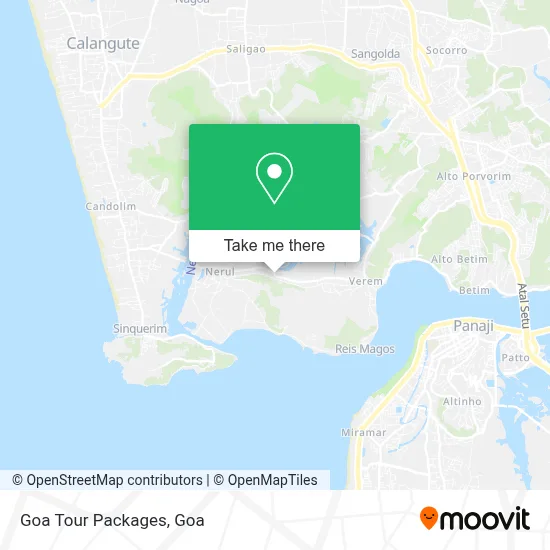 Goa Tour Packages map