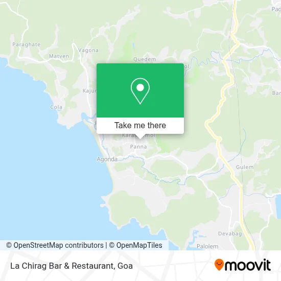 La Chirag Bar & Restaurant map