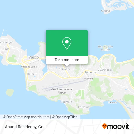 Anand Residency map