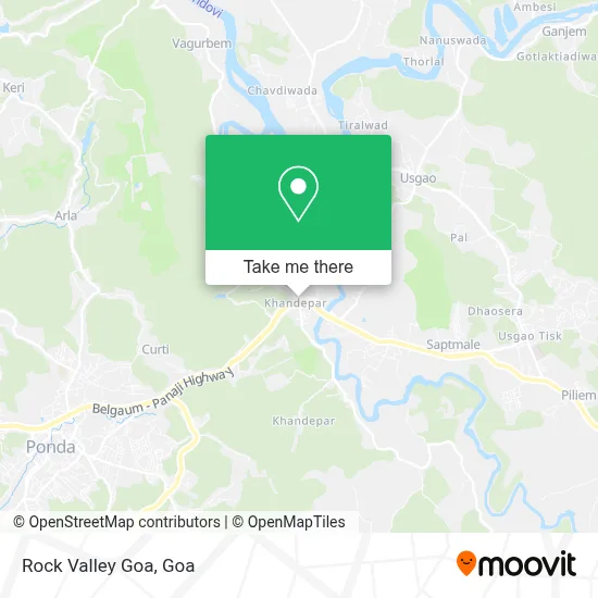 Rock Valley Goa map