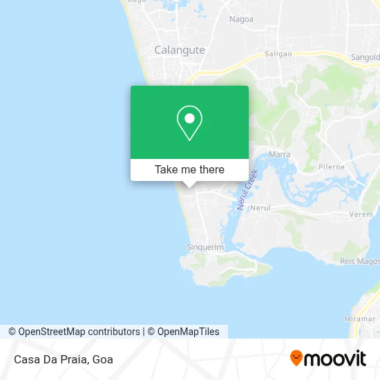 Casa Da Praia map