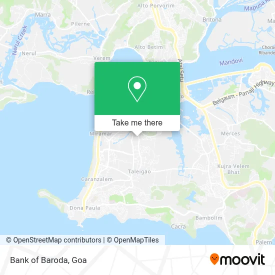 Bank Of Baroda map