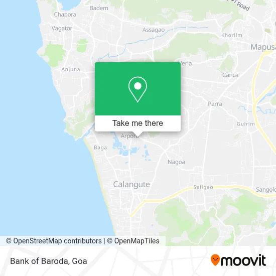 Bank Of Baroda map