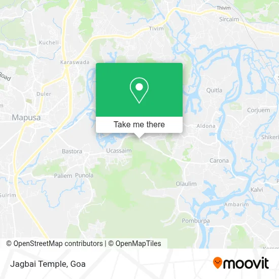 Jagbai Temple map
