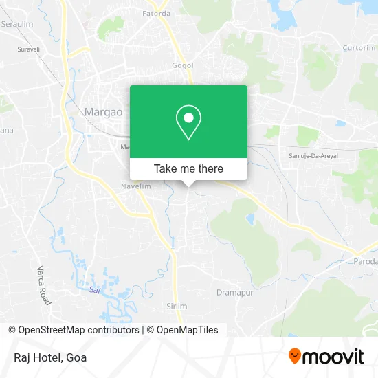 Raj Hotel map