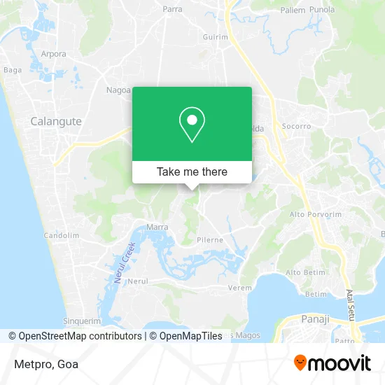Metpro map