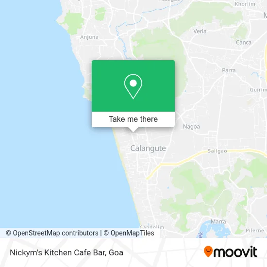 Nickym's Kitchen Cafe Bar map