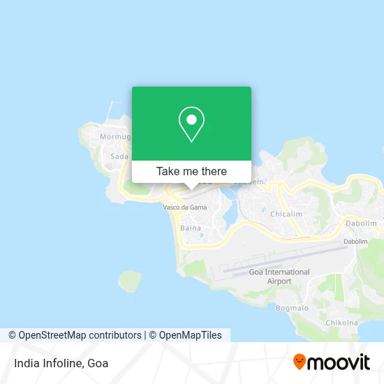 India Infoline map