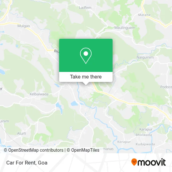Car For Rent map