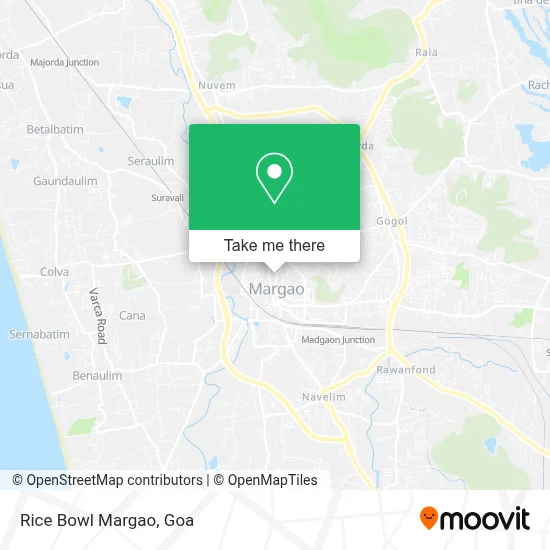 Rice Bowl Margao map