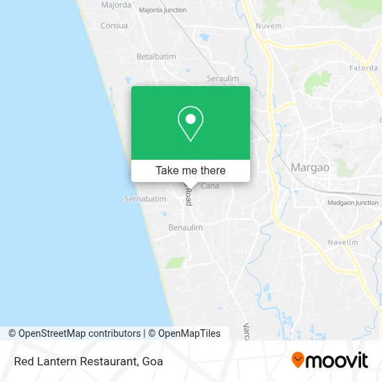 Red Lantern Restaurant map
