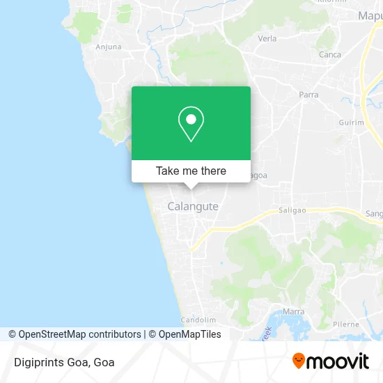 Digiprints Goa map