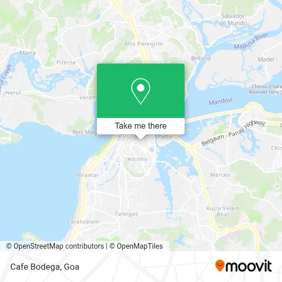 Cafe Bodega map