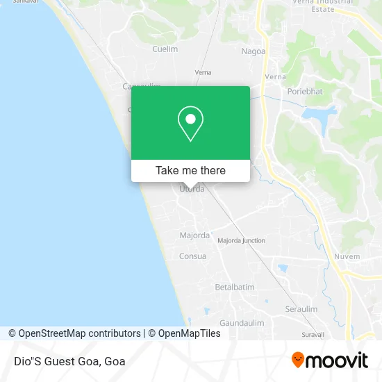Dio"S Guest Goa map