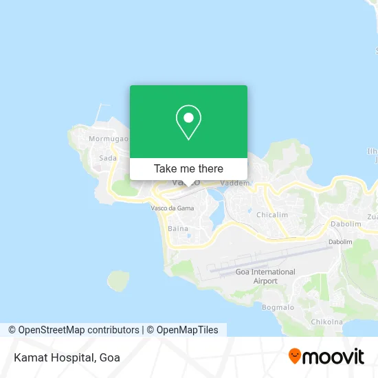 Kamat Hospital map