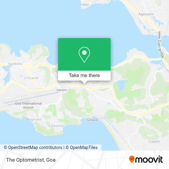 The Optometrist map