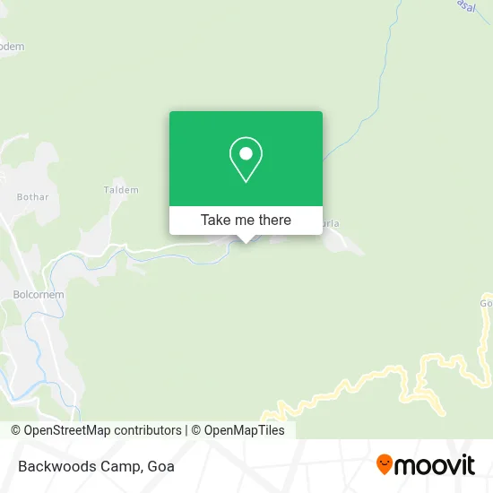 Backwoods Camp map