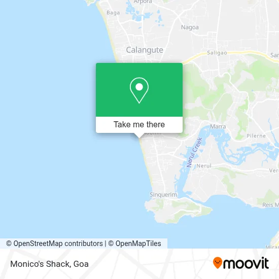 Monico's Shack map