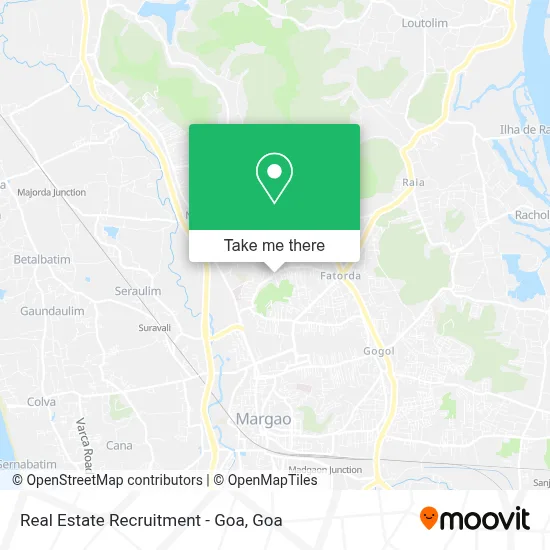 Real Estate Recruitment - Goa map