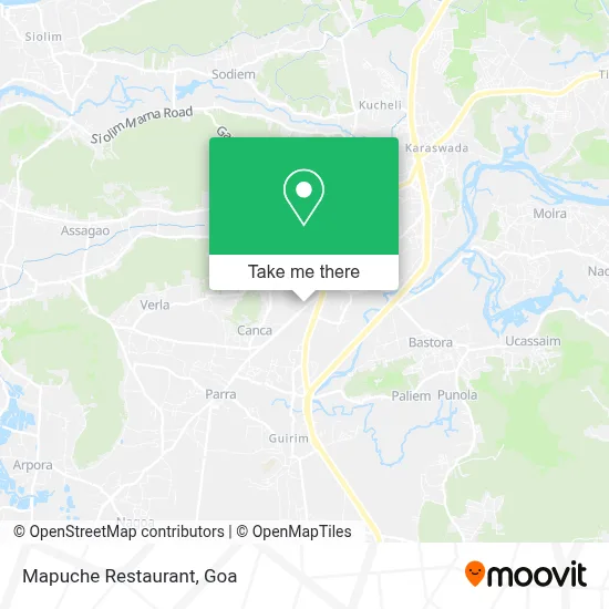 Mapuche Restaurant map