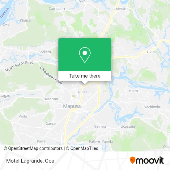 Motel Lagrande map