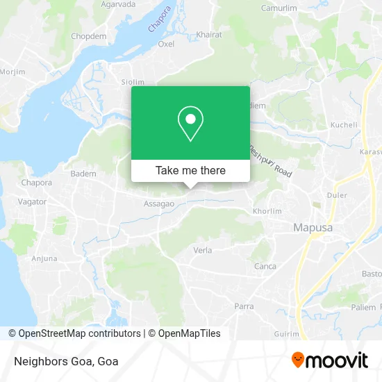 Neighbors Goa map